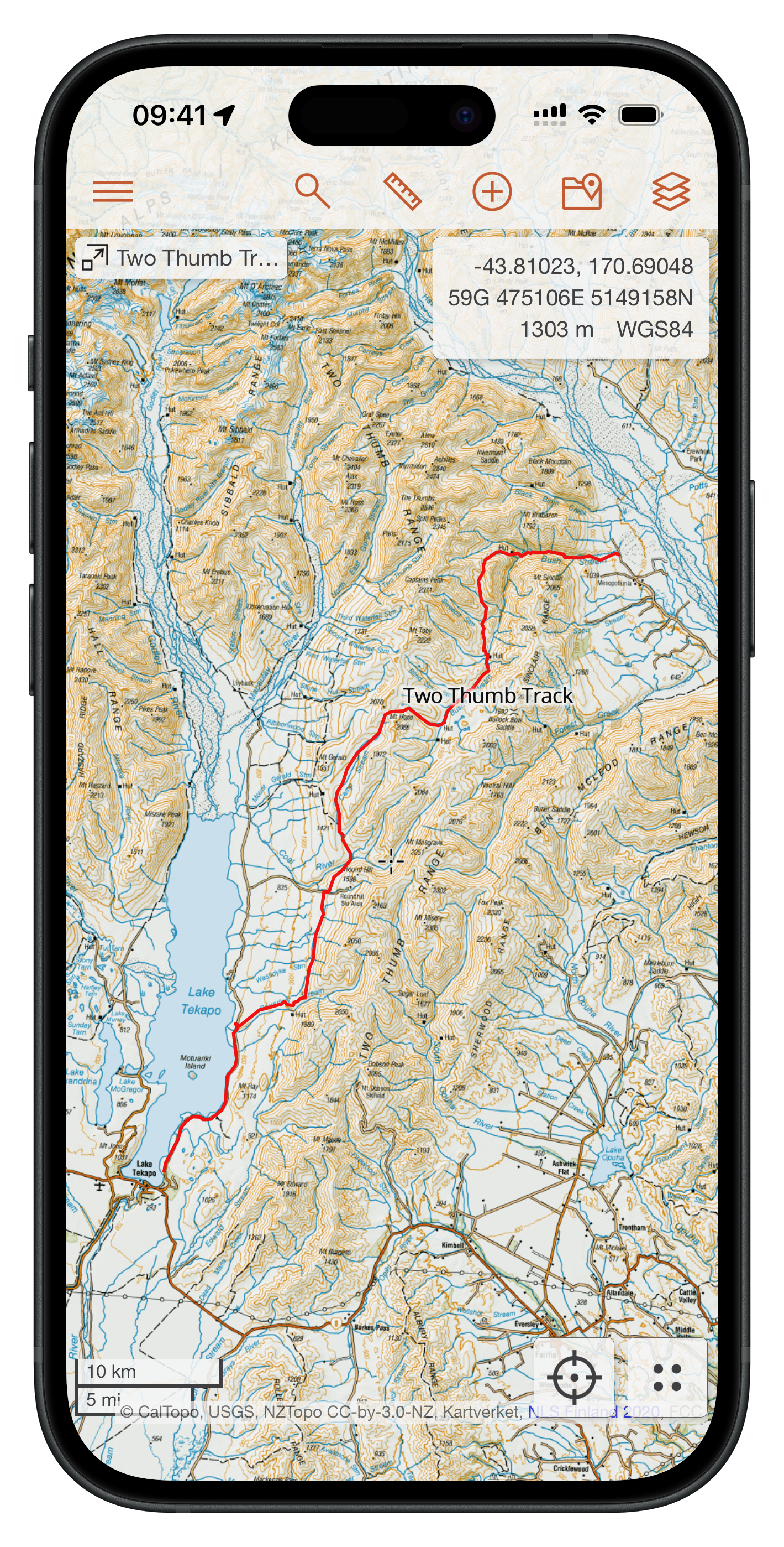 CalTopo screenshot