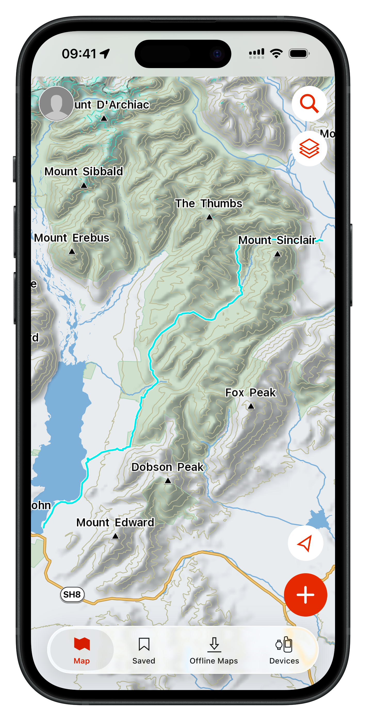 Garmin Explore screenshot